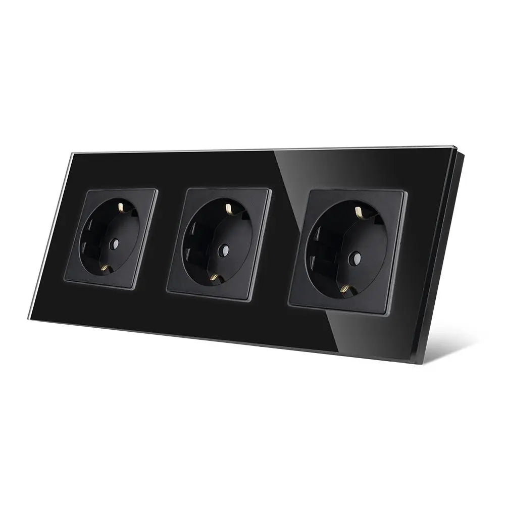 Steckdose | 1 + 1 + 1